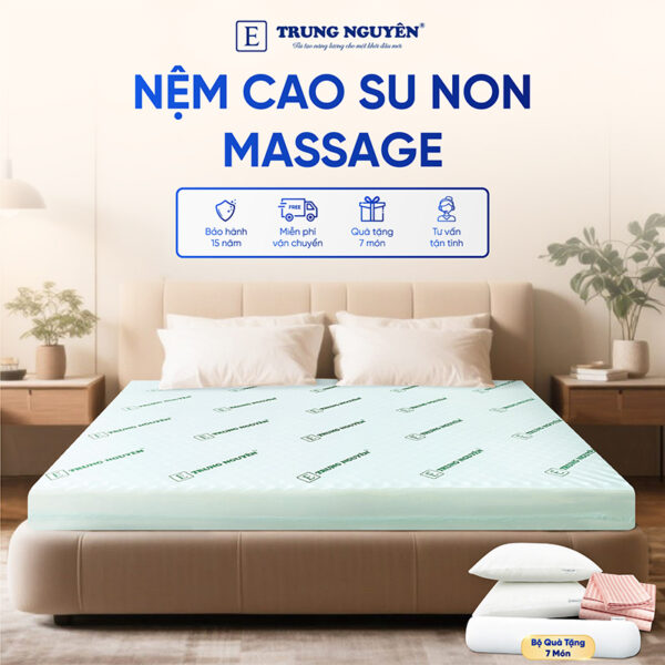 Nệm Cao Su Non Massage Trung Nguyên