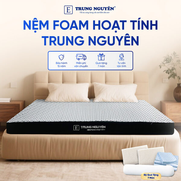 Nệm Foam Hoạt Tính Trung Nguyên