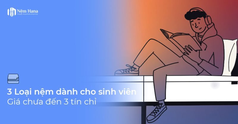 nệm dành cho sinh viên