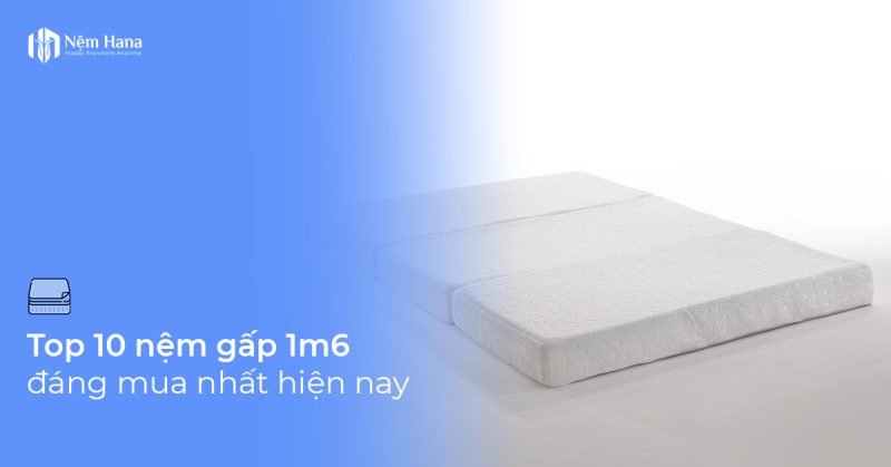Nệm gấp 1m6