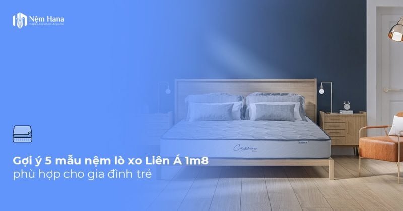 Nệm lò xo Liên Á 1m8