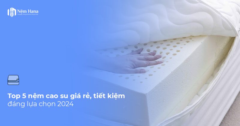 Nệm cao su giá rẻ